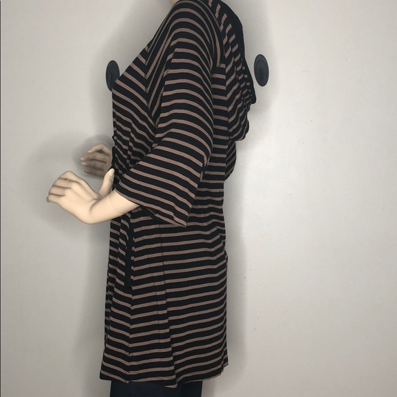 Striped tunic hooded top - Picture 5 of 11